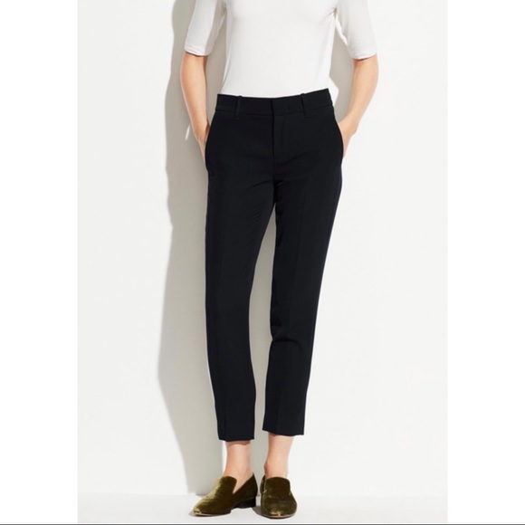 Vince Pants - VINCE WOOL BLEND ANKLE PANTS IN NAVY BLUE SIZE 4